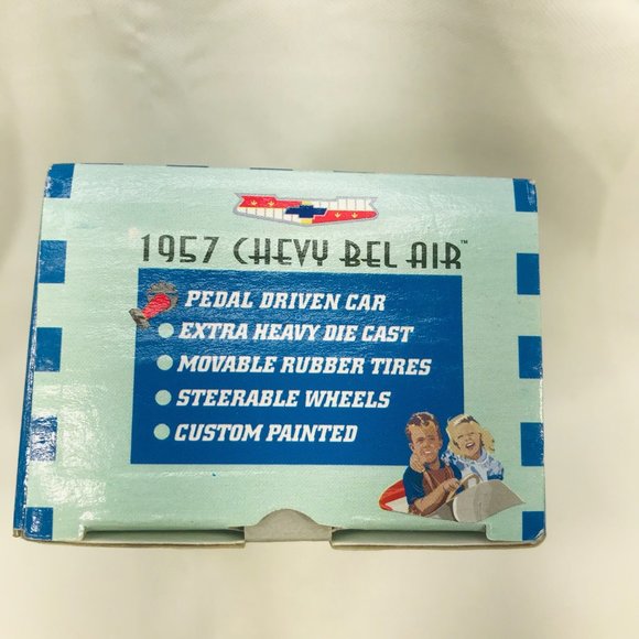 Gearbox 1997 Vintage 1957 Chevy Bel Air Convertible Serial #04291 Pedal Car New - Picture 6 of 10